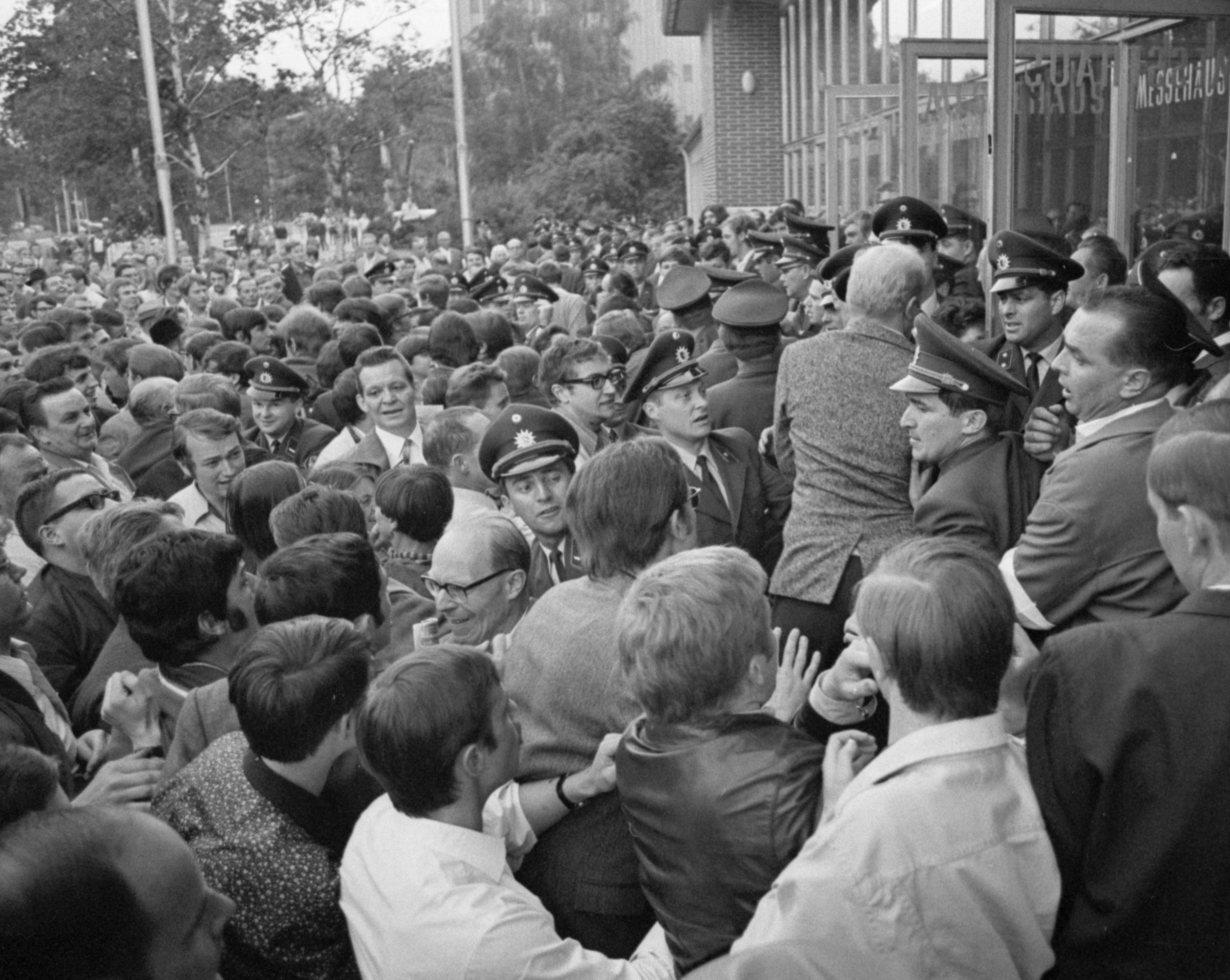 9. Juni 1968 Sturm auf Messehalle Nordbayern